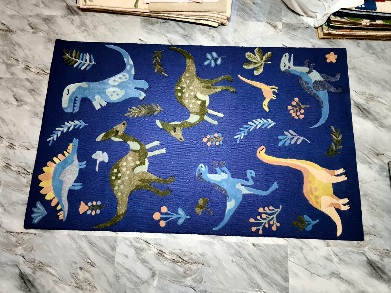 AR-006 | Kids Dinosaur Hand-Tufted Rug