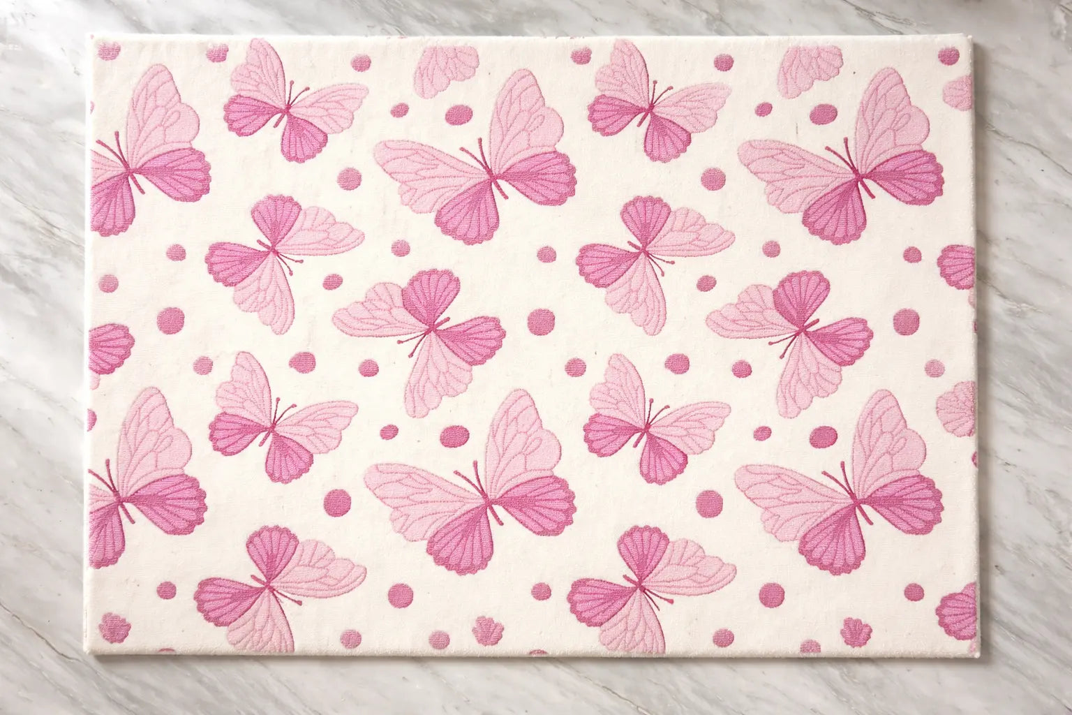 AR-002 | Butterfly Pattern Hand-Tufted Rug My Store
