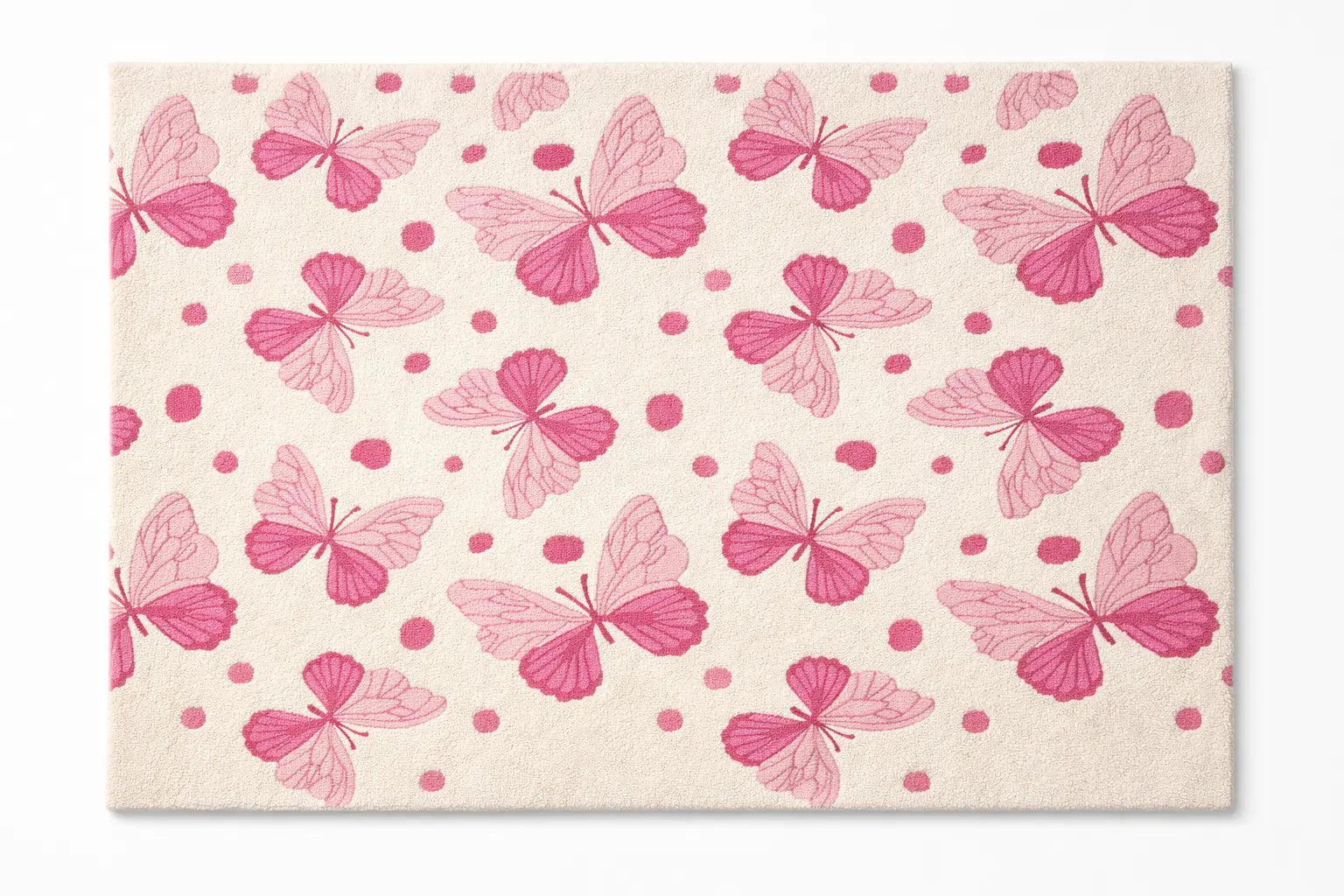 AR-002 | Butterfly Pattern Hand-Tufted Rug My Store