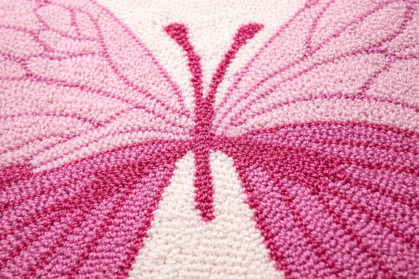 AR-002 | Butterfly Pattern Hand-Tufted Rug My Store