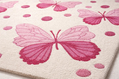 AR-002 | Butterfly Pattern Hand-Tufted Rug My Store