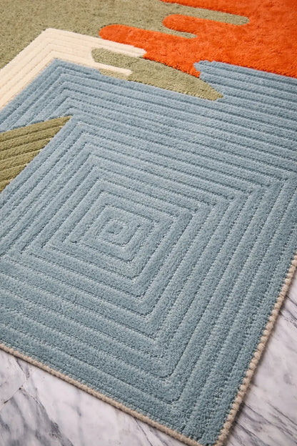 AR-001 | Modern Abstract Hand-Tufted Rug A1 Habitatco