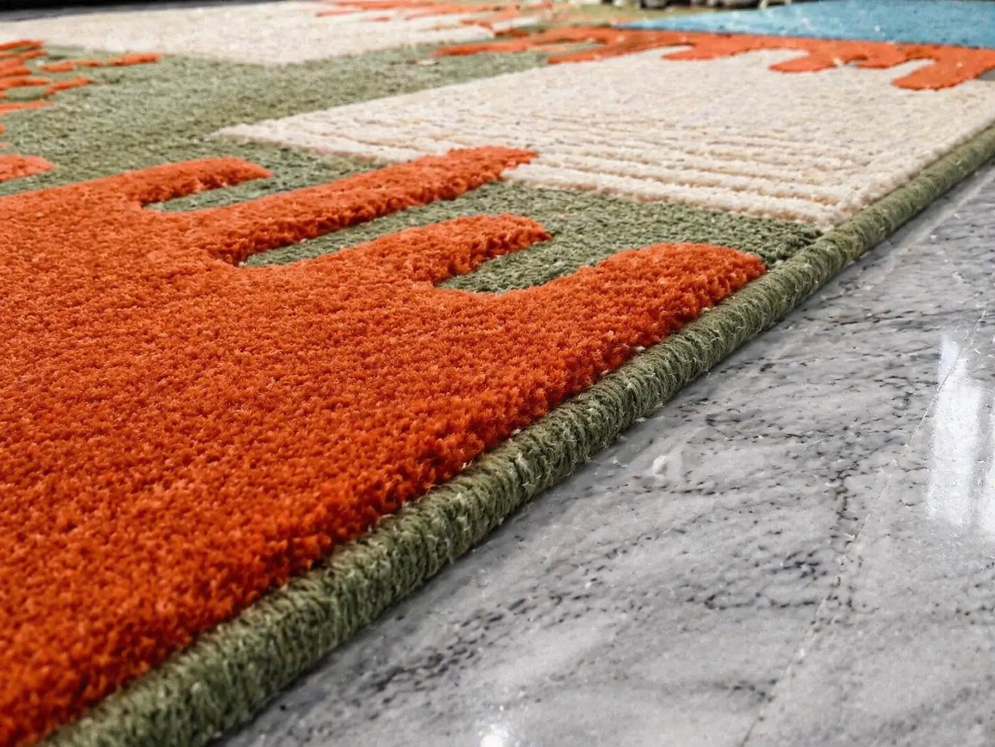 AR-001 | Modern Abstract Hand-Tufted Rug A1 Habitatco