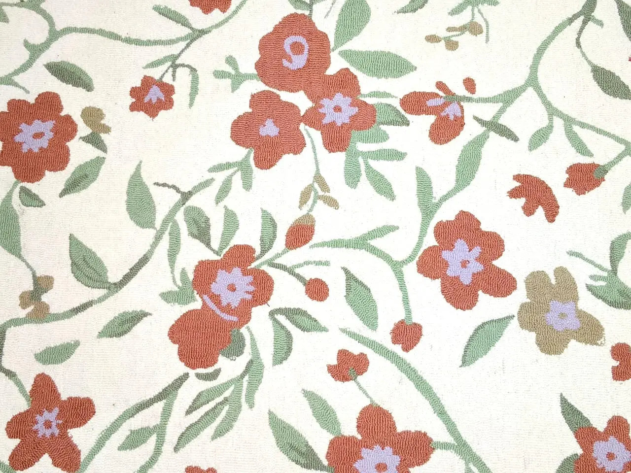 AR-004 | Floral Vine Hand-Tufted Rug My Store